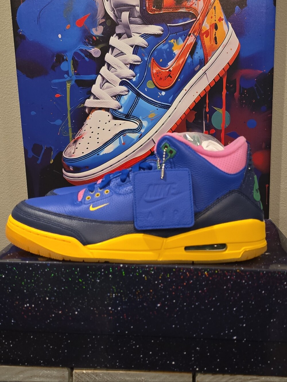 Size 12 Air Jordan 3 Retro OG "Brazil" Racing Blue IV4871-400